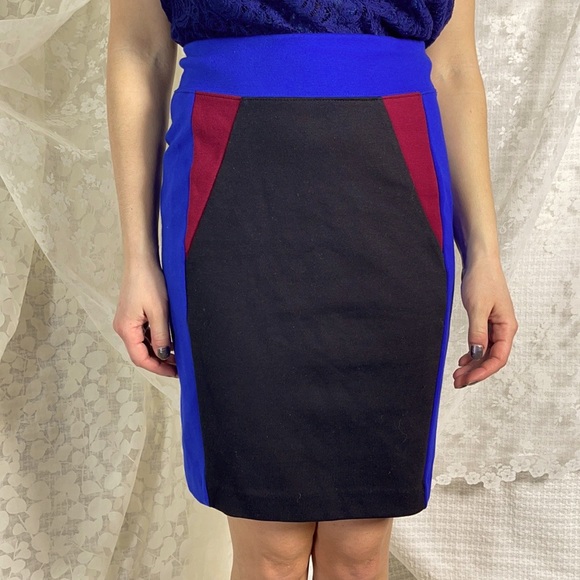 Kensie Colorblock skirt - Picture 2 of 5